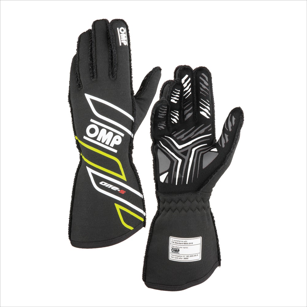 OMP ONE-S Driving Gloves MY2025 FIA8856-2018