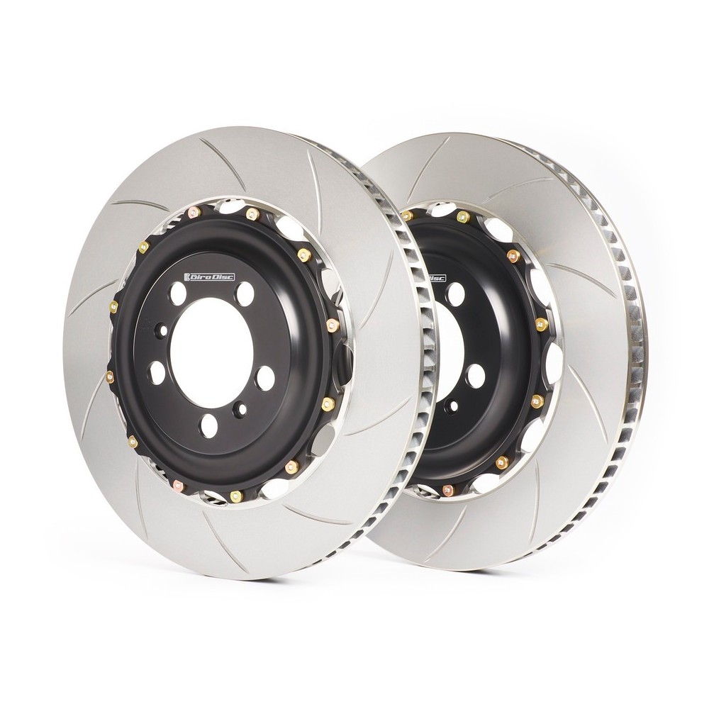 GiroDisc Front Brake Rotor Kit Slotted A1-081 - Mustang
