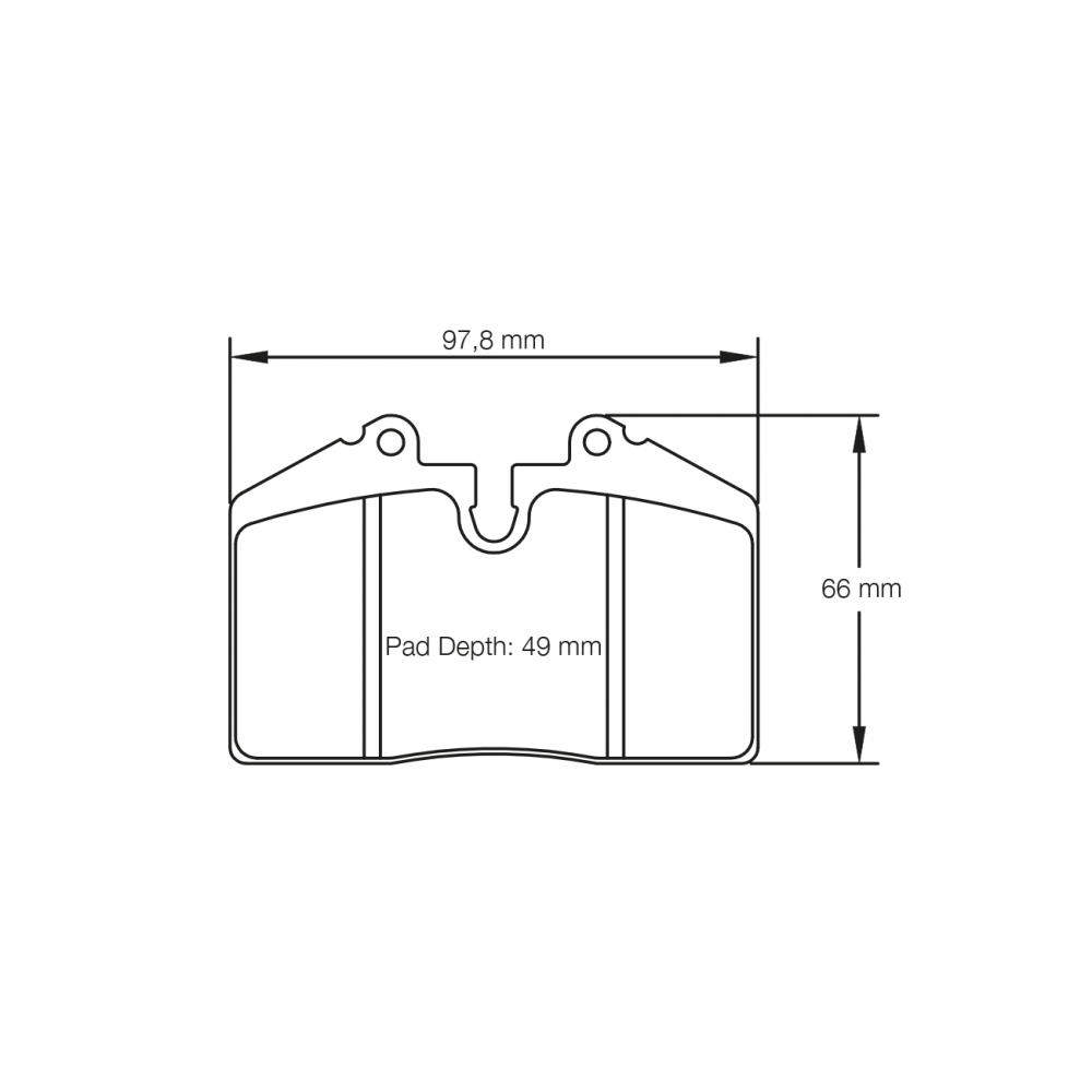Pagid U1203 Racing Brake Pads