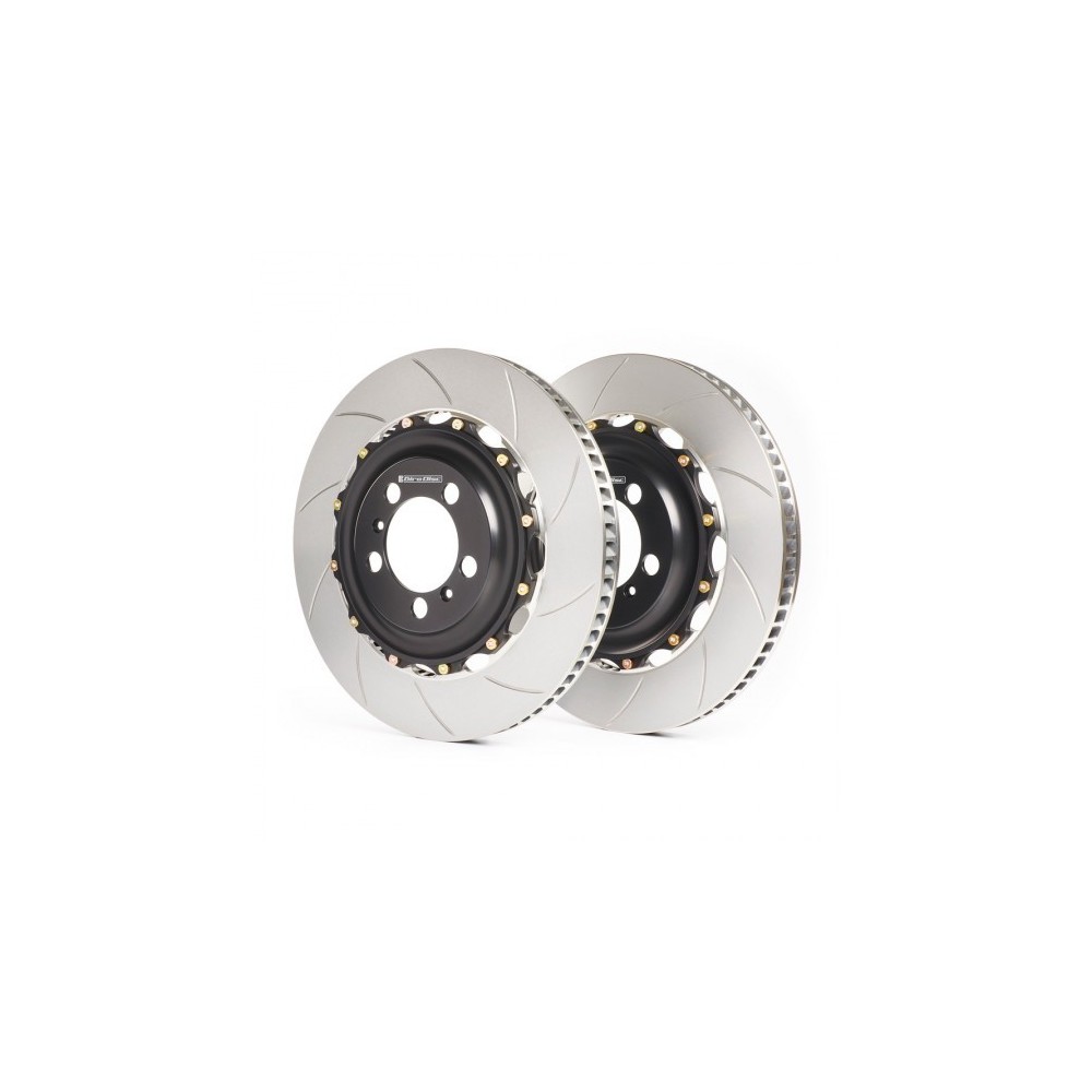 GiroDisc Rear Brake Rotor Kit Slotted A2-285 - Ferrari 488 Challenge EVO