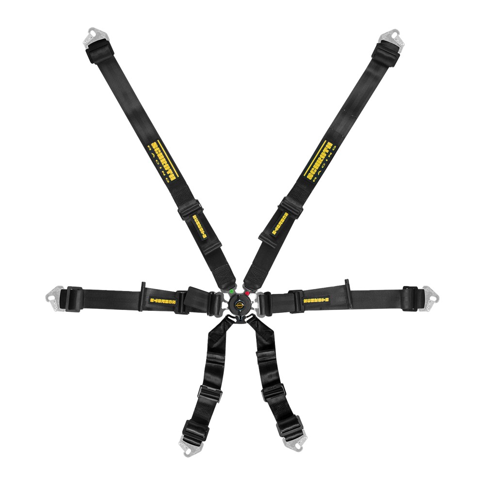 Schroth Harness-Flexi 2x2 6Pt Belt-2in Lap, Adj. Sub Snap - FIA8853-2016